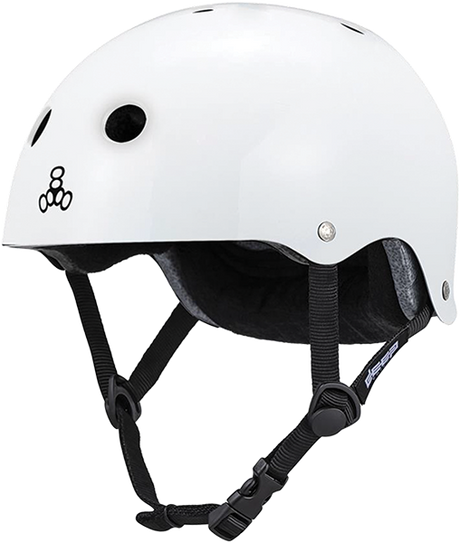 T8 CERTIFIED DEEP COVER HELMET XL/XXL-GLOSS WHITE