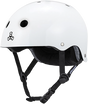 T8 CERTIFIED DEEP COVER HELMET XL/XXL-GLOSS WHITE