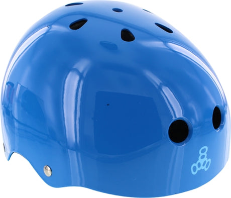 TRIPLE 8 LIL 8 SKATE HELMET BLUE GLOSS CERTFIED/astm