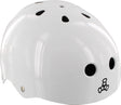 TRIPLE 8 LIL 8 SKATE HELMET WHITE GLOSS CERTFIED/astm