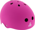 TRIPLE 8 LIL 8 SKATE HELMET NEON PINK RUBBER CERTFIED/astm