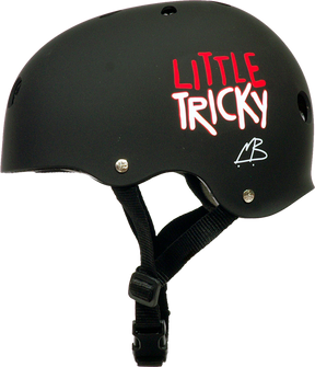 TRIPLE 8 LITTLE TRICKY SKATE HELMET BLACK RUBBER eps liner