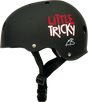 TRIPLE 8 LITTLE TRICKY SKATE HELMET BLACK RUBBER eps liner