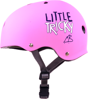 TRIPLE 8 LITTLE TRICKY SKATE HELMET PINK RUBBER eps liner