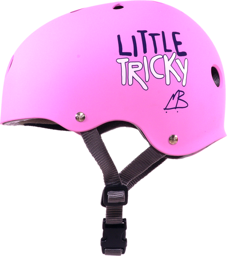 TRIPLE 8 LITTLE TRICKY SKATE HELMET PINK RUBBER eps liner