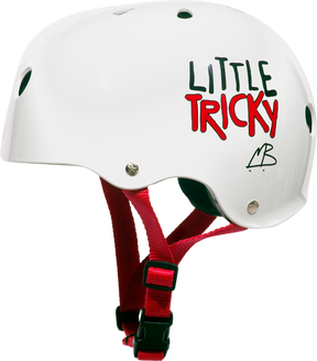 TRIPLE 8 LITTLE TRICKY SKATE HELMET WHITE GLOSS eps liner