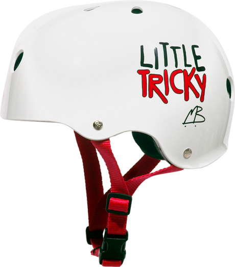 TRIPLE 8 LITTLE TRICKY SKATE HELMET WHITE GLOSS eps liner