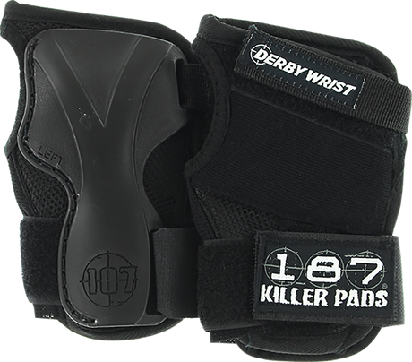 187 DERBY WRIST GUARD XLARGE BLACK