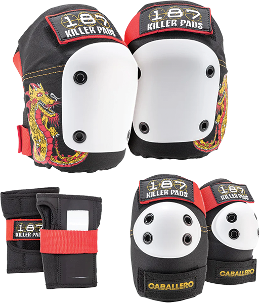 187 6-PACK PAD SET (PRE-K)-CABALLERO DRAGON BLK