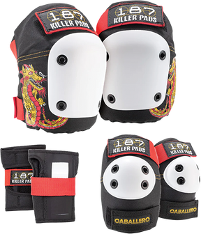 187 6-PACK PAD SET (PRE-K)-CABALLERO DRAGON BLK