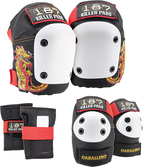 187 6-PACK PAD SET (PRE-K)-CABALLERO DRAGON BLK