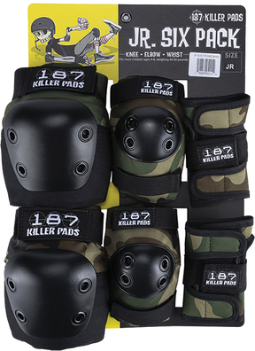 187 6-PACK JUNIOR PAD SET CAMO