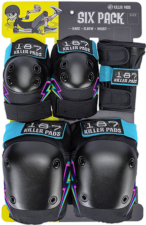 187 6-PACK PAD SET XSMALL ELECTRIC BOLT