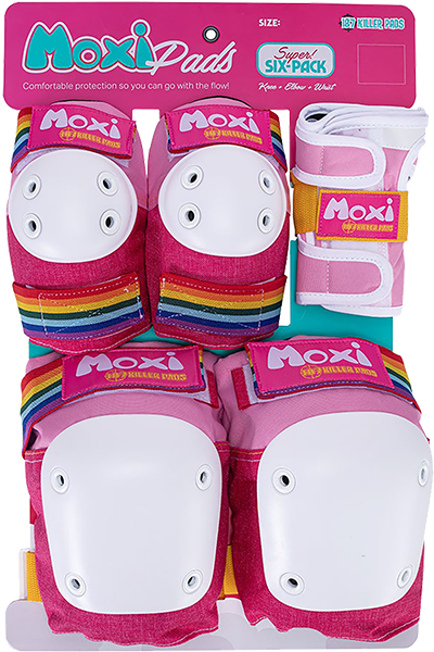 187 6-PACK PAD SET XSMALL MOXI PINK