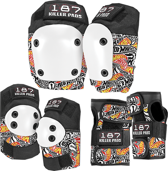 187 6-PACK PAD SET L/XLARGE HOT WHEELS