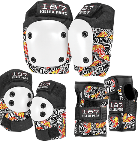 187 6-PACK PAD SET L/XLARGE HOT WHEELS