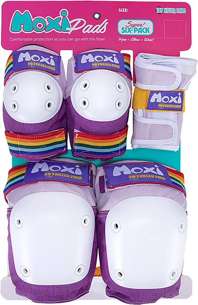 187 6-PACK PAD SET L/XLARGE MOXI LAVENDER