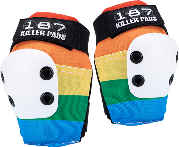 187 SLIM ELBOW PADS XSMALL RAINBOW