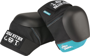 187 PRO DERBY KNEE PADS XSMALL BLK BLUE