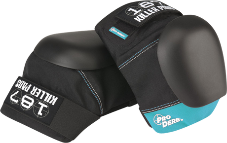 187 PRO DERBY KNEE PADS XSMALL BLK BLUE