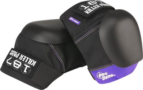 187 PRO DERBY KNEE PADS XSMALL BLK PURPLE