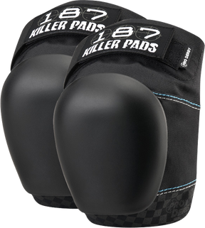 187 PRO DERBY KNEE PADS LARGE  BLK BLK
