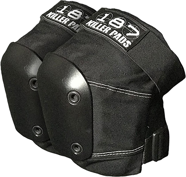 187 SLIM KNEE PADS MEDIUM BLK/BLK