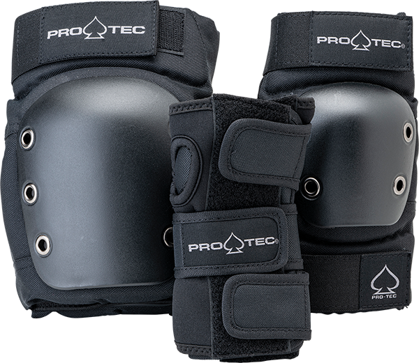PROTEC JUNIOR 3 PACK OPEN BACK Youth Medium -BLACK