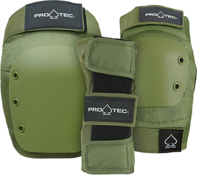 PROTEC ADULT 3 PACK OPEN BACK LARGE ARMY GREEN