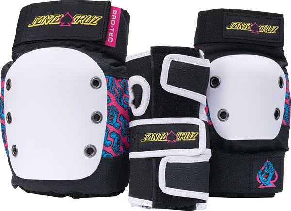 PROTEC ADULT 3 PACK OPEN BACK XL-SANTA CRUZ BLACK