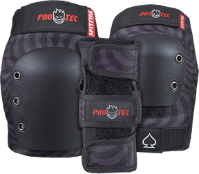 PROTEC ADULT 3 PACK OPEN BACK LARGE SPITFIRE BLK SWIRL