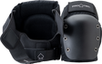 PROTEC STREET KNEE OPEN BACK YTH-BLACK