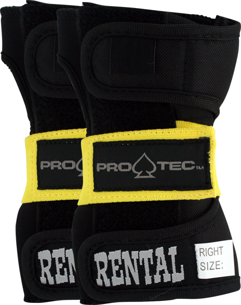 PROTEC RENTAL WRIST SMALL BLK YEL