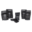 PUSH COVR YOUTH JUNIOR PAD SET M/L MATTE BLACK