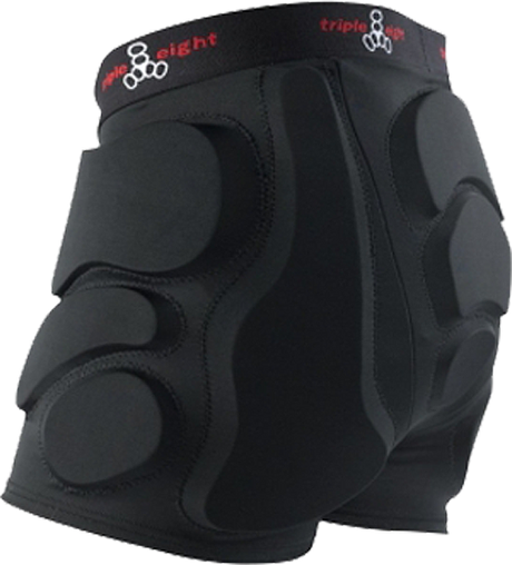 TRIPLE 8 ROLLER DERBY BUMSAVER S-BLACK