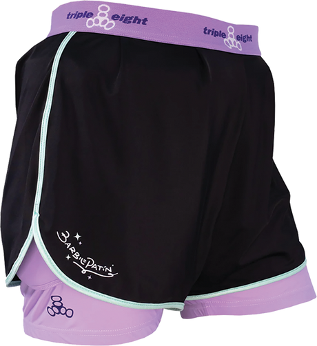 TRIPLE 8 BUMSAVER BARBIE PATIN XXLARGE BLK/PUR