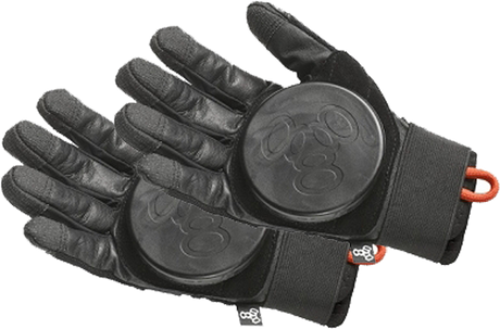 TRIPLE 8 DOWNHILL SLIDE GLOVES SMALL/MEDIUM-BLACK