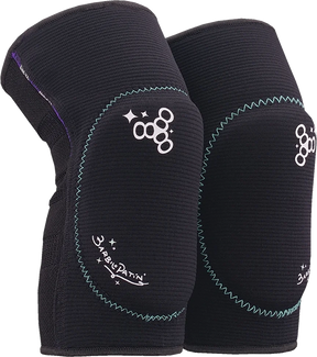 TRIPLE 8 REVERSIBLE SOFT ELBOW PADS BARBIE PATIN XLARGE BLK