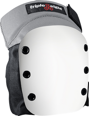TRIPLE 8 STREET KNEE PAD XSMALL BLACK W/WHT CAP
