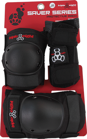 TRIPLE 8 SAVER 3 PK PADS-JR knee ELBOW wrist