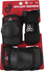 TRIPLE 8 SAVER 3 PK PADS-JR knee ELBOW wrist