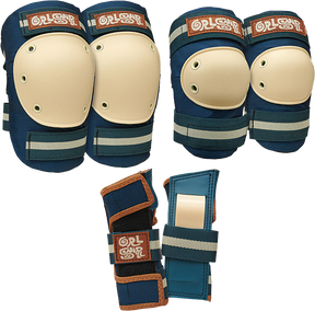 TRIPLE 8 SAVER 3/PK PADS JR-GRLSWIRL BLUE/GREY