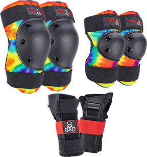 TRIPLE 8 SAVER 3/PK PADS SMALL TIE DYE