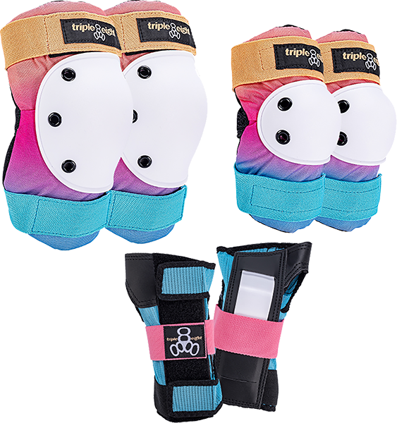 TRIPLE 8 SAVER 3/PK PADS MEDIUM SUNSET