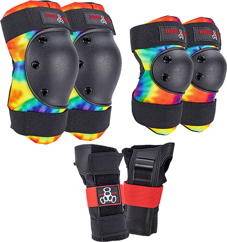 TRIPLE 8 SAVER 3/PK PADS MEDIUM TIE DYE