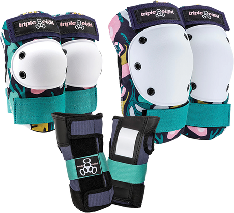 TRIPLE 8 SAVER 3 PK PADS LARGE  FLORAL