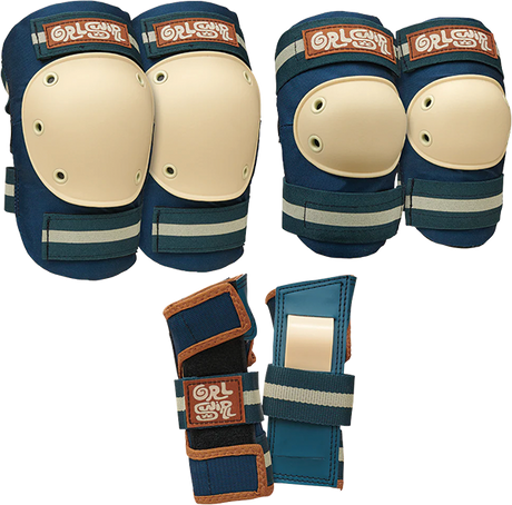 TRIPLE 8 SAVER 3/PK PADS L-GRLSWIRL BLUE/GREY