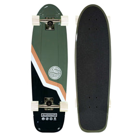 Aluminati Van Jerry Skateboard Complete Green/Black 8.12"x28"