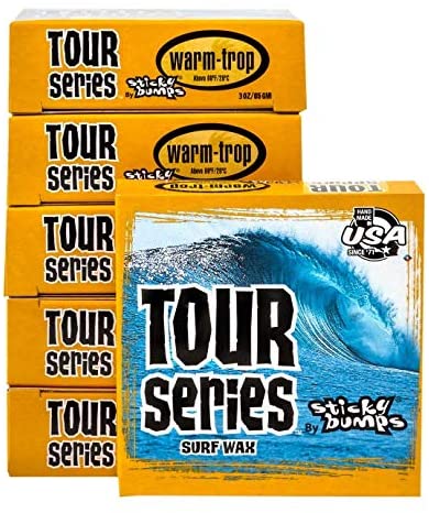 Sticky Bumps Tour Series Surf Wax Warm Tropical 6 pack