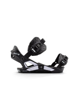 NOW Select Pro Snowboard Bindings Black White L